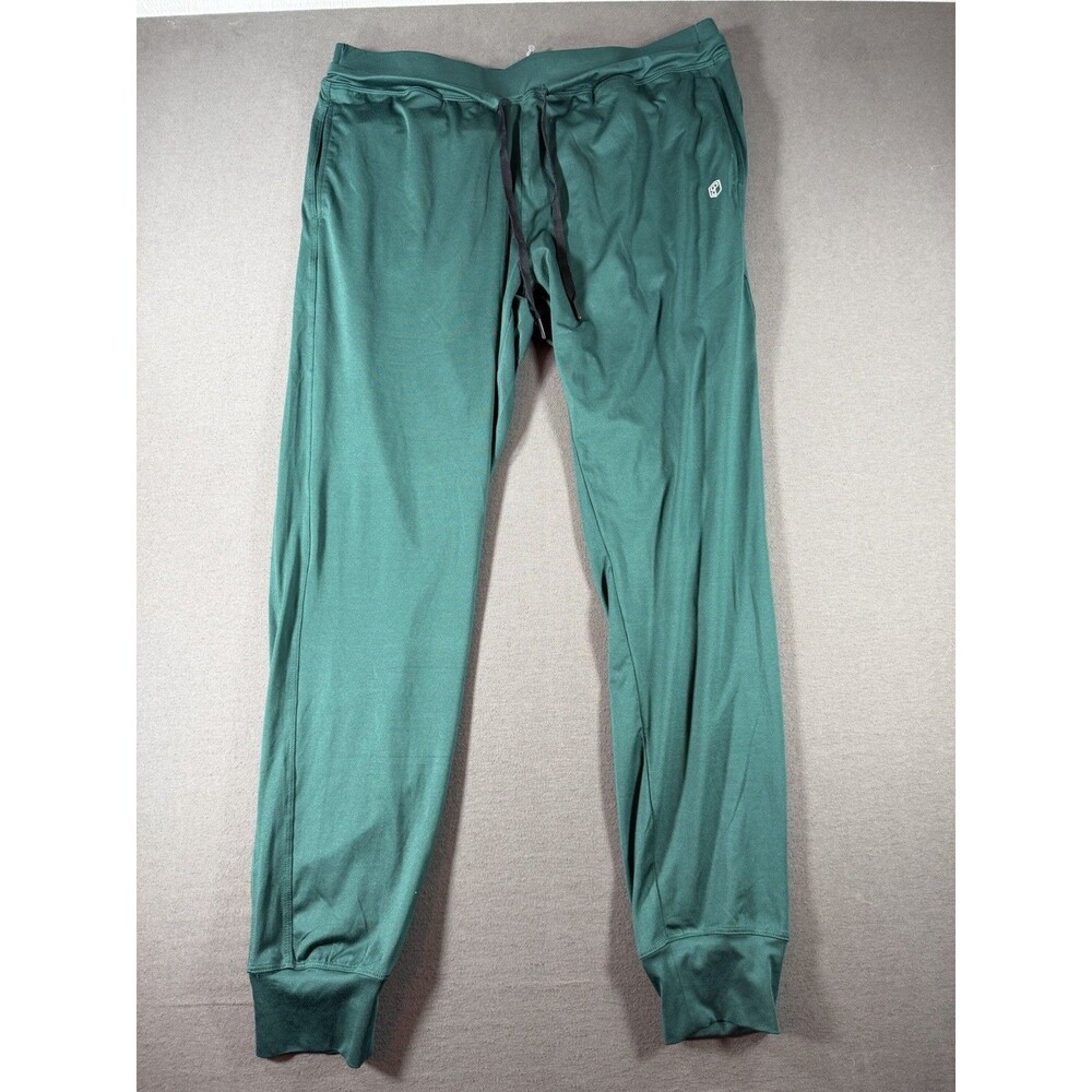 Born Primitive Joggers Pants Mens XL Green Lightweight Athletic Performance Gym